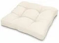 Beautissu Lounge Kissen Outdoor Beige XLuna, 50x50cm