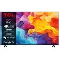 Tcl 65v6b 65" 4k Ultra Hd, Hdr Tv, Smart Tv Powered By Google Tv (dolby Audio, Motion Clarity, Control By Voice, Compatible Mit Google Assistant, Chromecast Integrated).
