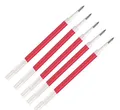 5x uni-ball Refillminen UMR-87 für SIGNO Uni-ball 207, Rot