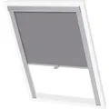 vidaXL Verdunkelungsrollo Grau M04/304
