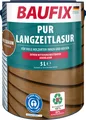 BAUFIX PUR Langzeitlasur nussbaum seidenmatt, 5 Liter, Holzlasur