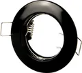 LED-line Einbaustrahler Ø77mm max. 35W Spot IP20 Downlight rund schwarz matt
