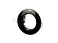 LED line® Einbaustrahler max. 35W Spot IP20 Downlight rund schwarz matt