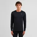 Odlo Langarmshirt Merino Natural (100% Merinowolle, Stoffstärke 200) Unterwäsche 2023 schwarz Herren, Größe: XL