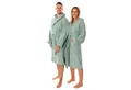 Lavea Bademantel Damen und Herren, Morgenmantel Mexico, Hotelbademantel, Lang, 100% Baumwolle, mit Kapuze, hochwertiger Bindegürtel, Weich & Saugstark - Spa Feeling für Zuhause