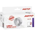 METO Etiketten für Preiauszeichner, 22 x 16 mm, weiß