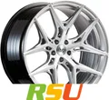 Barracuda Razzer hyper silver 9.5x22" ET27 LK5 112 ML 73.1 Alufelgen 22 Zoll