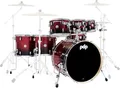 PDP Concept Maple Shell Set Red to Black Fade Kesselsatz Ahorn Schlagzeug