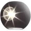AEG LED Außenwandleuchte Gus anthrazit 4x3W 3000K Warmweiß IP54