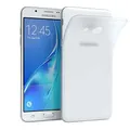 EAZY CASE Hülle kompatibel mit Samsung Galaxy J7 (2016) Schutzhülle Silikon, matt & Ultra dünn, Slimcover, Handyhülle, Hülle/Soft Case, Silikonhülle, Backcover, Transparent