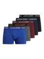 Jack & Jones Trunk JACBLACK eng anliegend, bequem mit elastischem Bund (Packung, 5-St) unifarben & meliert, Baumwollmischung, elastisches Bündchen