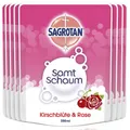Sagrotan Samt-Schaum Nachfüller Kirschblüte Rose Schaumseife Handseife 8x250 ml