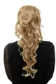 Haarteil Zopf voluminös lockig Steckkämme & Gummizug Blond-Mix 60cm WK03-27T613