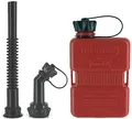 FuelFriend®-PLUS 1,0 Liter - Klein-Benzinkanister Mini-Reservekanister + Auslaufrohr-Set