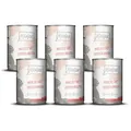 MjAMjAM - Premium Nassfutter für Katzen - Mahlzeit mit leckeren Herzen, 6er Pack (6 x 400 g), getreidefrei mit extra viel Fleisch