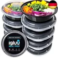 Runde Meal Prep Container Von Igluu [10er Pack] - Essensbox, Lunchbox