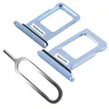 IS-TECK SIM-Kartenhalter Ersatz SIM-Tray Kompatibel mit iPhone XR inklusive SIM-Nadel SIM-Kartensteckplatz (Blau)