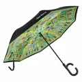 Goebel Upside-Down Schirm James Rizzi -Birds on a Love Wire, 100% Polyester