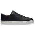 Timberland für Herren. TB0A5MJSEP11 Leder-Sneaker Dover Park marineblau (42), Wohnung, Schnürsenkel, Lässig