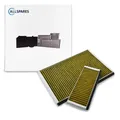 AllSpares CleanAir Plus Aktivkohlefilter für Dunstabzugshauben geeignet für Bosc