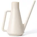 Plastia Gießkanne Klein für den Zimmerpflanzen 1,8 L - Blumengießkanne aus Recyceltem Kunststoff - Giesskanne mit Langem Ausgießer für Einfache Bewässerung, Elfenbein