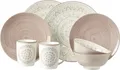 Ritzenhoff & Breker VALENCIA Kombiservice 8-tlg., Geschirrset, Service, Rund, Porzellan, Braun, 742596