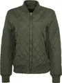 Urban Classics Ladies - DIAMANT BOMBER Steppjacke oliv - S