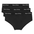 Marc O´Polo Women's Essentials 3-Pack Panty Hipster Panties, Black, Small