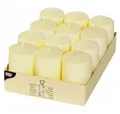 PAPSTAR 15360 12 Pillar Candles Diameter 40 X 60 Mm Ivory
