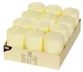 12 PAPSTAR Stumpenkerze 'Ivory', Durchmesser: 40 mm, elfenbein