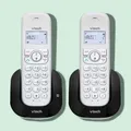 Vtech CS1551 DECT Telefon Schnurlos 2 Mobilteile Anrufbeantworter, Ladestation