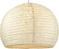 Guru-Shop Lampenschirm Halbrunder Lokta Papierlampenschirm, Boho..