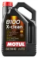 Motul 102051 8100 x-clean 5W40, 5 Liter, BLACK