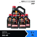 Motul 8100 X-clean 5W-40 MB 229.51 VW API SN Motoröl 5+4 Liter = 9 Liter