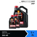Motul 8100 X-clean 5W-40 MB 229.51 VW API SN Motoröl 5+2 Liter = 7 Liter