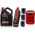 12L Motoröl Motul 8100 X-clean 5W-40 3x MANNOL Motor Flush ADDITIV inkl. Tasche