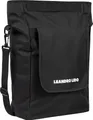 LEANDRO LIDO Rapallo Fahrradtasche 20L – wasserabweisend, Toploader Design, abnehmbarer Schultergurt, für Gepäckträger, schwarz | LL-102