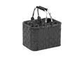 Kobolo Flaschenkorb Flaschenträger -Nylon- 6 Flaschen - black white