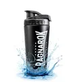 Edelstahl Shaker Protein 750ml mit Kugel für Sport und Fitness