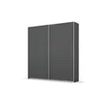 Schwebetürenschrank  Acton , grau , Maße (cm): B: 175 H: 210