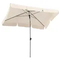 Schneider Schirme Balkonschirm Locarno 120 x 180 cm Polyester Beige Natur