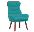 vidaXL Sessel Sessel Türkis 69 x 74 x 93 cm Samt (1-St)