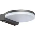 Oktaplex LED Außenleuchte Flach Ros IP65 Warmweiß 1300lm 14,6W Anthrazit