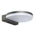 Oktaplex Ros LED Außenleuchte IP65 3000K warmweiß 1300 Lumen 14,6W 230V Wandlampe aussen Außenlampe anthrazit flach