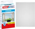 tesa Insektenschutz-Fensterrahmen Insect Stop Standard Fliegengitter für Fenster - 1.1 m :1.3 m, (Packung, 1-St., Fliegennetz, Klettband), Insektenschutzgitter -Fliegenetz ohne Bohren -zuschneidbar
