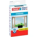tesa® Insect Stop  Klett Fliegengitter für Fenster anthrazit