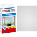 Tesa - Insect Stop Standard Fliegengitter Für Fenster - Insektenschutz Zuschneidbar - Mückenschutz Ohne Bohren - 1 X Fliegen Netz Anthrazit - 110 Cm X 130 Cm