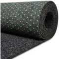 MDEKOR Kunstrasen Rasenteppich outdoor Meterware Höhe 6,5mm, 250x100cm Anthrazit schwarz 250 cm x 100 cm
