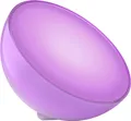 Philips Hue Smarte LED-Leuchte White & Color Ambiance Go Tischleuchte weiß, Abschaltautomatik, Bluetooth, CCT - über Fernbedienung, Dimmfunktion, Farbsteuerung, Farbwechsel, Leuchtdauer einstellbar, Memoryfunktion, Nachtlichtfunktion, RGB, Smart Home, Timerfunktion, dimmbar über Fernbedienung, erweiterbar, mehrere Helligkeitsstufen, LED wechselbar, RGB, Mit Akku & inkl. Netzteil
