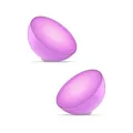 Philips Hue White & Color Ambiance Go tragbare Tischleuchte weiß, 2er Pack